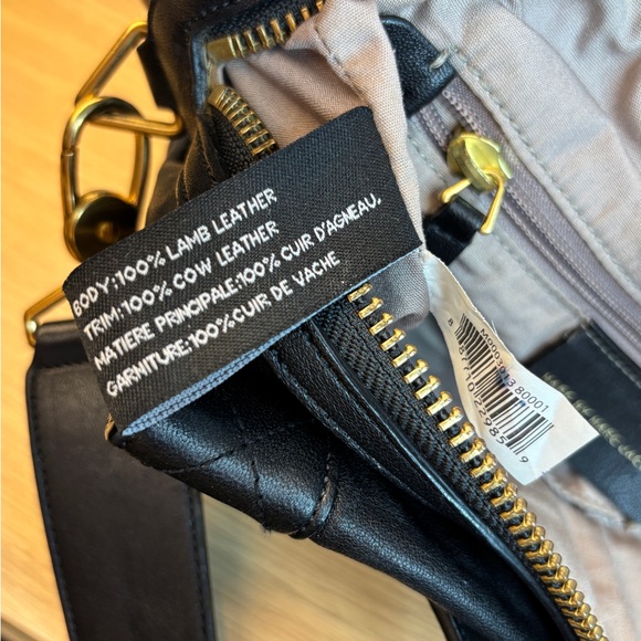 Marc by Marc Jacob’s Quilted Lamb & Cow Leather Dual Handle Satchel - Picture 11 of 15